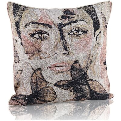 Carolina Gynning Butterfly Queen - Jacquard Cushion 65X65CM MULTI COLOURED 65X65CM Carolina Gynning Butterfly Queen - Jacquard Cushion 65X65CM MULTI COLOURED 65X65CM