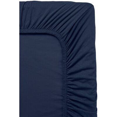 Engholm Textiles Jersey Faconlagen 180X200X45CM BLÅ 180X200X45CM Engholm Textiles Jersey Faconlagen 180X200X45CM BLÅ 180X200X45CM
