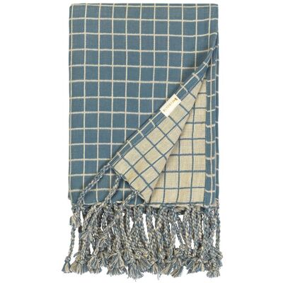 Fabelab Blanket - Grid ONE SIZE BLUE SPRUCE ONE SIZE Fabelab Blanket - Grid ONE SIZE BLUE SPRUCE ONE SIZE
