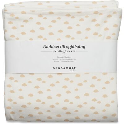 Geggamoja Bamboo Bedding 100X130CM;55X35CM BEIGE 100X130CM;55X35CM Geggamoja Bamboo Bedding 100X130CM;55X35CM BEIGE 100X130CM;55X35CM