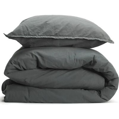 Gripsholm Påslakan Vintage Antracite 150X210;50X60 150X210;50X60CM ANTHRACITE 150X210;50X60CM Gripsholm Påslakan Vintage Antracite 150X210;50X60 150X210;50X60CM ANTHRACITE 150X210;50X60CM
