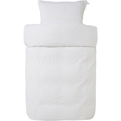 Høie of Scandinavia Pure Påslakanset I Vävd Krepp 150X210;50X60CM WHITE 150X210;50X60CM Høie of Scandinavia Pure Påslakanset I Vävd Krepp 150X210;50X60CM WHITE 150X210;50X60CM