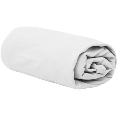Høie of Scandinavia Formfitted Jersey Sheet 120X200X38CM WHITE 120X200X38CM Høie of Scandinavia Formfitted Jersey Sheet 120X200X38CM WHITE 120X200X38CM