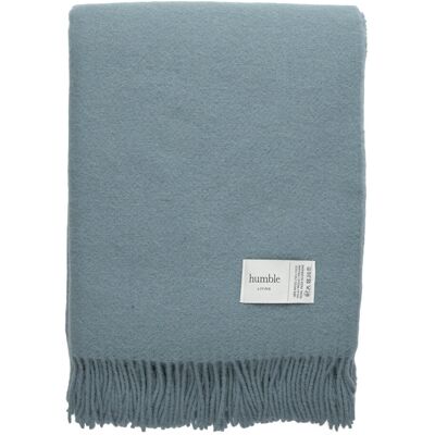 Wool Blanket Humble Living 140X200CM SMOKE BLUE 140X200CM Wool Blanket Humble Living 140X200CM SMOKE BLUE 140X200CM