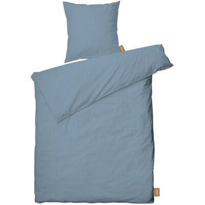 Juna Cube Påslakanset 150X210 Cm Se 150X210CM DUSTY BLUE 150X210CM Juna Cube Påslakanset 150X210 Cm Se 150X210CM DUSTY BLUE 150X210CM