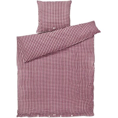 Juna Bæk&Bølge Påslakanset 150X210 Cm Plommon/Rosa Se 210X 150CM;50X 60CM PLUM/ROSE 210X 150CM;50X 60CM Juna Bæk&Bølge Påslakanset 150X210 Cm Plommon/Rosa Se 210X 150CM;50X 60CM PLUM/ROSE 210X 150CM;50X 60CM