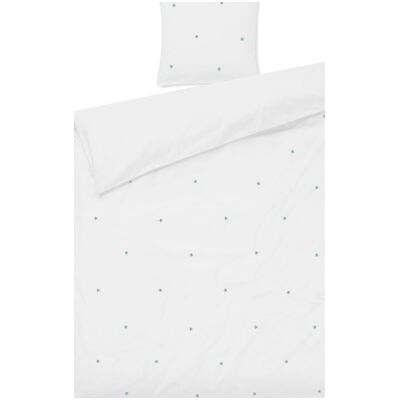Juna Daisy Påslakanset 150X210 Cm Vit/Ljusblå Se 150X210CM WHITE/LIGHT BLUE 150X210CM Juna Daisy Påslakanset 150X210 Cm Vit/Ljusblå Se 150X210CM WHITE/LIGHT BLUE 150X210CM