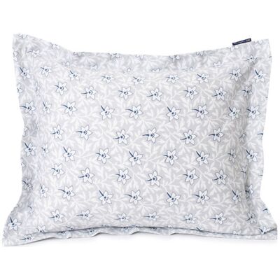 Lexington Home Ltgray/Blue Flower Print Cotton Sateen Pillowcase 60X90 LT. GRAY/BLUE 60X90 Lexington Home Ltgray/Blue Flower Print Cotton Sateen Pillowcase 60X90 LT. GRAY/BLUE 60X90