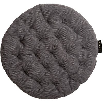 LINUM Pepper Seat Cushion Ø 37 CM GRANITE GREY Ø 37 CM LINUM Pepper Seat Cushion Ø 37 CM GRANITE GREY Ø 37 CM