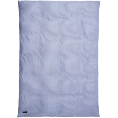 MAGNIBERG Wall Street Half & Half Duvet Cover 220X220CM STRIPE DARK BLUE OXFORD 220X220CM MAGNIBERG Wall Street Half & Half Duvet Cover 220X220CM STRIPE DARK BLUE OXFORD 220X220CM