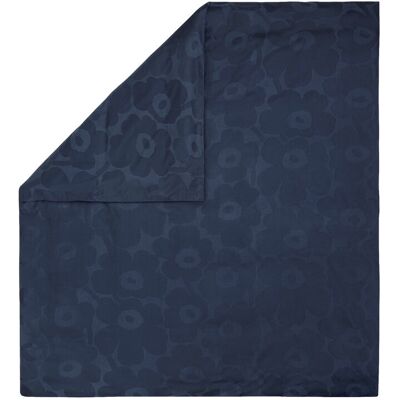 Marimekko - Unikko Jacquard Donsduk - Blå - 240X220 cm Marimekko - Unikko Jacquard Donsduk - Blå - 240X220 cm