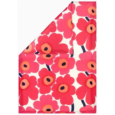 Marimekko Unikko Dc 240X220CM WHITE, RED 240X220CM Marimekko Unikko Dc 240X220CM WHITE, RED 240X220CM