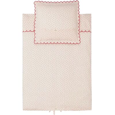 MarMar Copenhagen Bed Linen Scallop Junior 100X 140CM HAPPY HEARTS 100X 140CM MarMar Copenhagen Bed Linen Scallop Junior 100X 140CM HAPPY HEARTS 100X 140CM