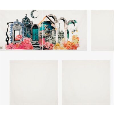Marooms Fairy Tale Bed Curtains 75X200X90CM WHITE 75X200X90CM Marooms Fairy Tale Bed Curtains 75X200X90CM WHITE 75X200X90CM
