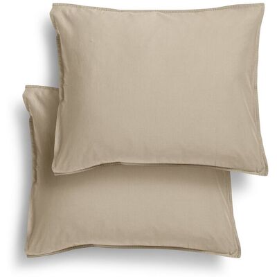 Midnatt Pudebetræk, 2-Pak, Hassel 50X60CM BEIGE BROWN NOUGAT 50X60CM Midnatt Pudebetræk, 2-Pak, Hassel 50X60CM BEIGE BROWN NOUGAT 50X60CM