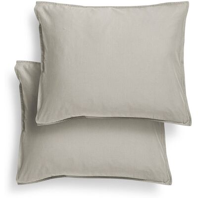 Midnatt Pillow Cover 2-Pack Pebble 50X60CM GREY 50X60CM Midnatt Pillow Cover 2-Pack Pebble 50X60CM GREY 50X60CM