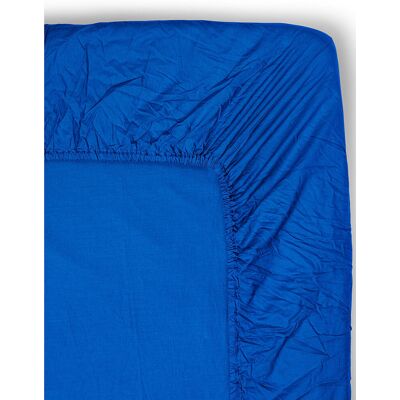 Midnatt Fitted Sheet Siesta 90X200CM COBALT BLUE 90X200CM Midnatt Fitted Sheet Siesta 90X200CM COBALT BLUE 90X200CM