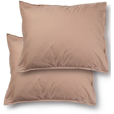 Midnatt Pillow Cover 2-Pack Wilted 50X60CM DUSTY PINK 50X60CM Midnatt Pillow Cover 2-Pack Wilted 50X60CM DUSTY PINK 50X60CM