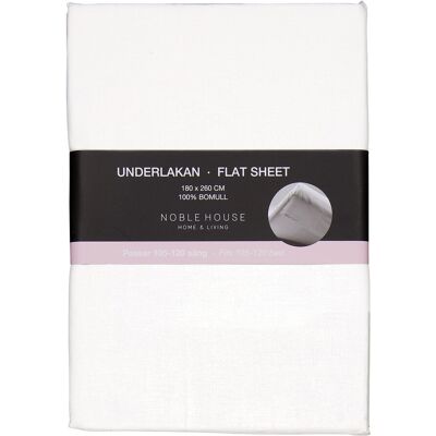 Noble House Sengelagn Hvid 180X260 180X260CM WHITE 180X260CM Noble House Sengelagn Hvid 180X260 180X260CM WHITE 180X260CM