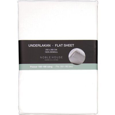 Noble House Sengelagn Hvid 250X260 250X260CM WHITE 250X260CM Noble House Sengelagn Hvid 250X260 250X260CM WHITE 250X260CM