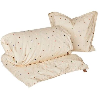OYOY Barnsängkläder - Konfetti - Flerfärgad - Beige OYOY Barnsängkläder - Konfetti - Flerfärgad - Beige