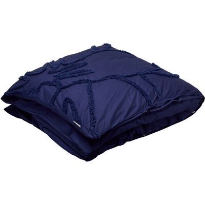 Ted Baker Single Duvet Cover Magnolia Jacquard 150X210CM NAVY 150X210CM Ted Baker Single Duvet Cover Magnolia Jacquard 150X210CM NAVY 150X210CM