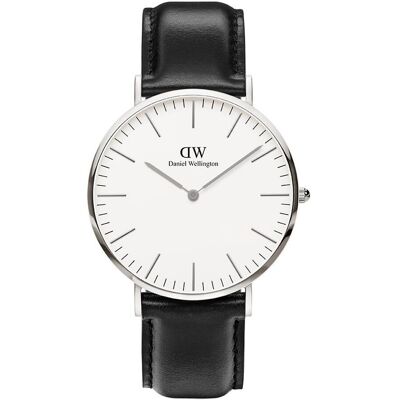 Daniel Wellington Classic 40 Sheffield S White 40 mm SILVER 40 mm Daniel Wellington Classic 40 Sheffield S White 40 mm SILVER 40 mm