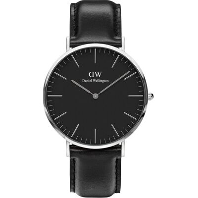 Daniel Wellington Classic 40 Sheffield S Black 40 mm SILVER 40 mm Daniel Wellington Classic 40 Sheffield S Black 40 mm SILVER 40 mm