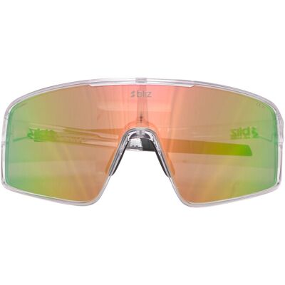 Bliz P001S REGULAR TRANSPARENT WHITE / BROWN W GREEN MULTI REGULAR Bliz P001S REGULAR TRANSPARENT WHITE / BROWN W GREEN MULTI REGULAR