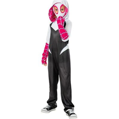Rubies Spider-Gwen Classic Costume 9-10Y WHITE 9-10Y Rubies Spider-Gwen Classic Costume 9-10Y WHITE 9-10Y