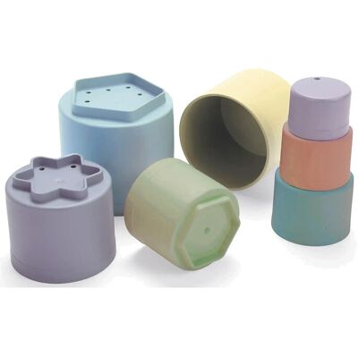 Dantoy Ft Play Cups In Net 7 Pcs ONE SIZE BLUE, GREEN, LIGHT GRAY-VIOLET, LIGHT YELLOW, OLD PINK, PASTEL BLUE ONE SIZE Dantoy Ft Play Cups In Net 7 Pcs ONE SIZE BLUE, GREEN, LIGHT GRAY-VIOLET, LIGHT YELLOW, OLD PINK, PASTEL BLUE ONE SIZE