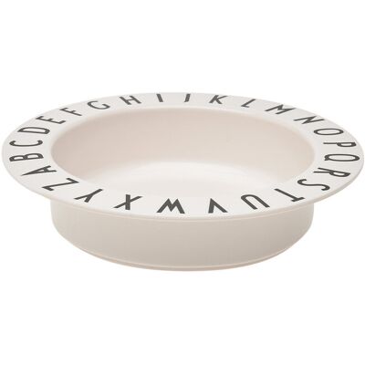 Design Letters Eat & Learn Deep Plate Tritan Ø 15.5 CM WHITE Ø 15.5 CM Design Letters Eat & Learn Deep Plate Tritan Ø 15.5 CM WHITE Ø 15.5 CM