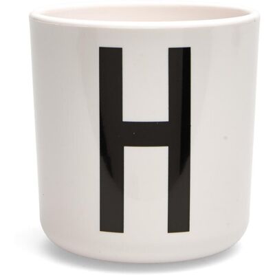 Design Letters Mugg - Vit H - One Size - Mugg Design Letters Mugg - Vit H - One Size - Mugg