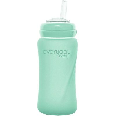 Everyday Baby Glass Straw Bottle Healthy + Mint Green 240 ml MINT GREEN 240 ml Everyday Baby Glass Straw Bottle Healthy + Mint Green 240 ml MINT GREEN 240 ml