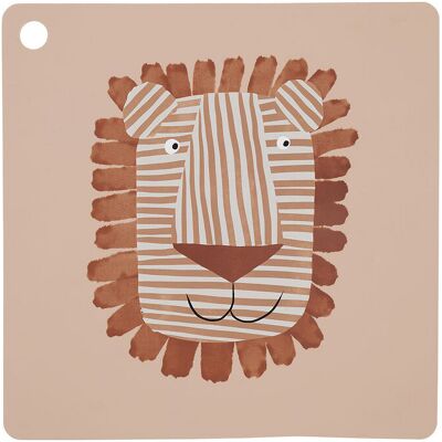 OYOY MINI Placemat Lobo Lion Ø38X0.2CM CARAMEL Ø38X0.2CM OYOY MINI Placemat Lobo Lion Ø38X0.2CM CARAMEL Ø38X0.2CM