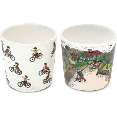 Rätt Start Lotta On Troublemaker Street, Mugs, 2-Pcs 200 ml MULTI 200 ml Rätt Start Lotta On Troublemaker Street, Mugs, 2-Pcs 200 ml MULTI 200 ml