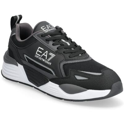 EA7 Sneaker 7 BLACK-ASPHALT+SILVER 7 EA7 Sneaker 7 BLACK-ASPHALT+SILVER 7