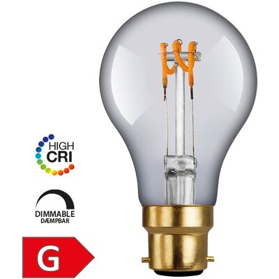 e3light E3 Led Vintage A60 B22 Spiral Dæmpbar Plastik Ø6.0X10.2CM CLEAR Ø6.0X10.2CM e3light E3 Led Vintage A60 B22 Spiral Dæmpbar Plastik Ø6.0X10.2CM CLEAR Ø6.0X10.2CM