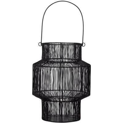 house doctor Lanterne, Hdalive, Sort 27X27X37CM BLACK 27X27X37CM house doctor Lanterne, Hdalive, Sort 27X27X37CM BLACK 27X27X37CM