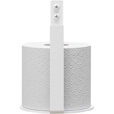 Nichba Design Toilet Paper Holder Extra - White ONE SIZE WHITE ONE SIZE Nichba Design Toilet Paper Holder Extra - White ONE SIZE WHITE ONE SIZE