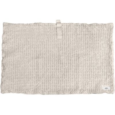 The Organic Company Big Waffle Bath Mat 80X55CM 202 STONE 80X55CM The Organic Company Big Waffle Bath Mat 80X55CM 202 STONE 80X55CM