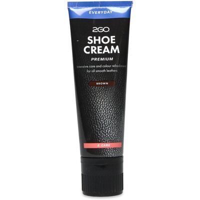 2Go Shoe Cream Tube 80 ml BROWN 80 ml 2Go Shoe Cream Tube 80 ml BROWN 80 ml