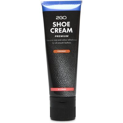 2Go Shoe Cream Tube 80 ml COGNAC 80 ml 2Go Shoe Cream Tube 80 ml COGNAC 80 ml