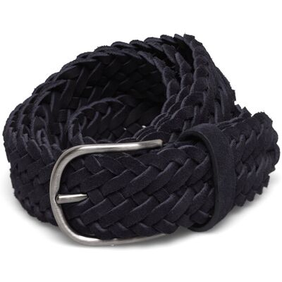 Anderson's Suede Woven Belt Dark Brown - 3,5 100 BLUE 100 Anderson's Suede Woven Belt Dark Brown - 3,5 100 BLUE 100
