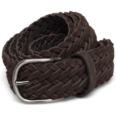 Anderson's Suede Woven Belt Dark Brown - 3,5 105 DARK BROWN 105 Anderson's Suede Woven Belt Dark Brown - 3,5 105 DARK BROWN 105
