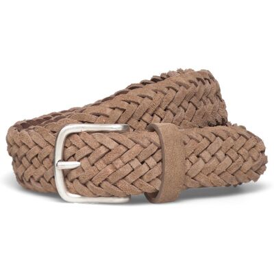 Anderson's Woven Suede Belt Sand - 3Cm 105 SAND 105 Anderson's Woven Suede Belt Sand - 3Cm 105 SAND 105