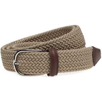 Anderson's Elastic Woven Belt Military Green - 3,5 110 BEIGE 110 Anderson's Elastic Woven Belt Military Green - 3,5 110 BEIGE 110