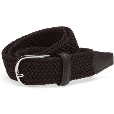 Anderson's Elastic Woven Belt Military Green - 3,5 100 DARK BROWN 100 Anderson's Elastic Woven Belt Military Green - 3,5 100 DARK BROWN 100