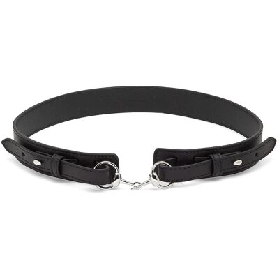 Andiata Gadia Belt 75 BLACK/SILVER 75 Andiata Gadia Belt 75 BLACK/SILVER 75