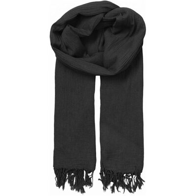 Becksöndergaard Solid Ilona Scarf ONE SIZE BLACK ONE SIZE Becksöndergaard Solid Ilona Scarf ONE SIZE BLACK ONE SIZE